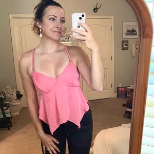 NWT Pink tank top wild fable S 60’s